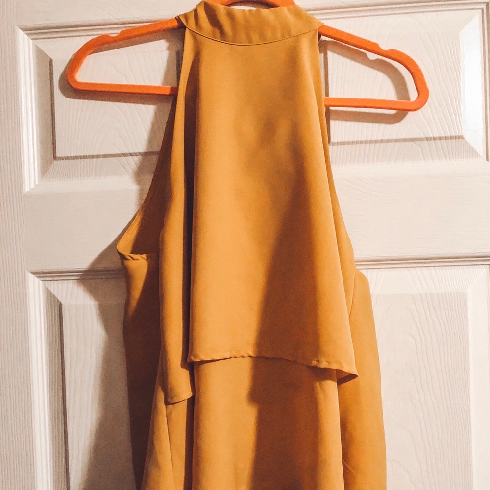 High Neck Layered Tank